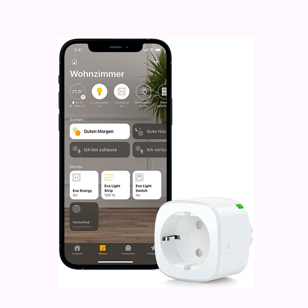 Умная Bluetooth розетка Elgato Eve Energy (Matter) Thread, Apple HomeKit, Alexa, Google Home, SmartThings 4260195391994 фото