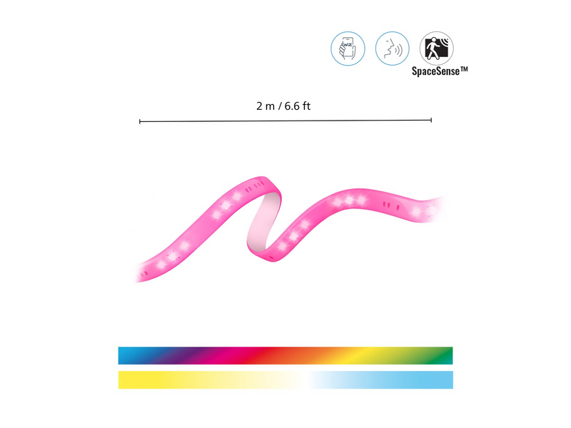 Умная LED-лента WiZ Lightstrip 2м - 16 млн цветов, Wi-Fi 8718699788162  фото