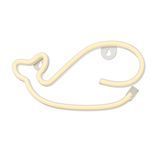 Настінний неоновий світильник-нічник "Кит" на батарейках/USB 15*29 см Neon_whale фото
