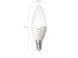 Розумна LED лампочка Philips Hue E14 White Ambiance 470лм 40Вт 5.2W, ZigBee, Bluetooth, Apple HomeKit 929002294403 фото 11