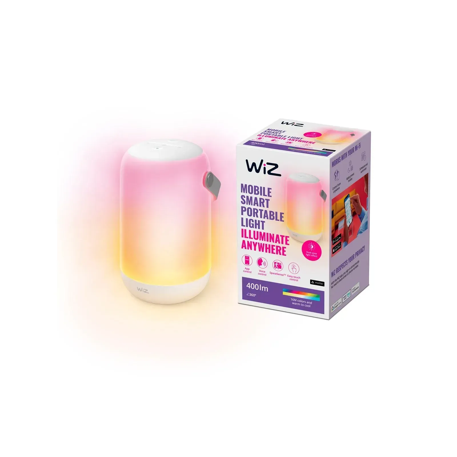 Портативна розумна лампа WiZ Mobile Portable Light