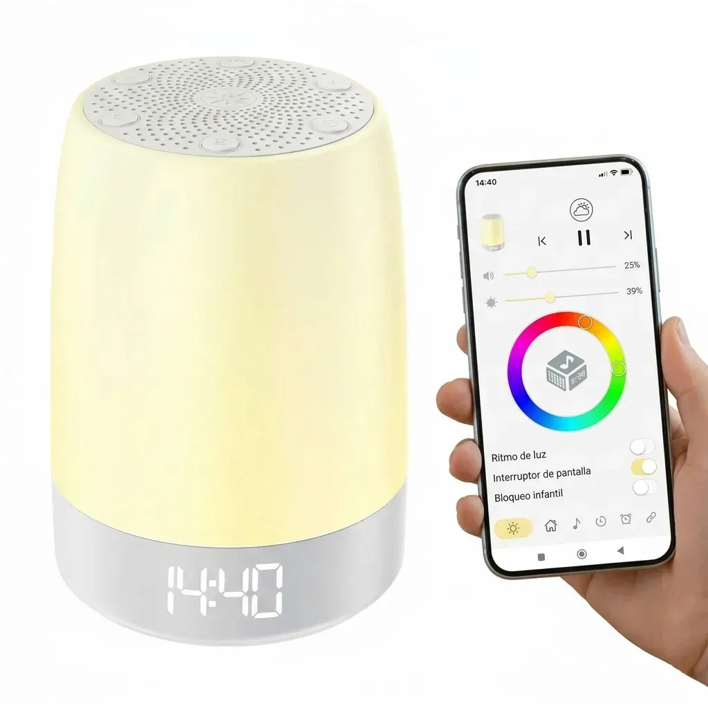 Портативний світильник Smarti Luna для сну з білим шумом