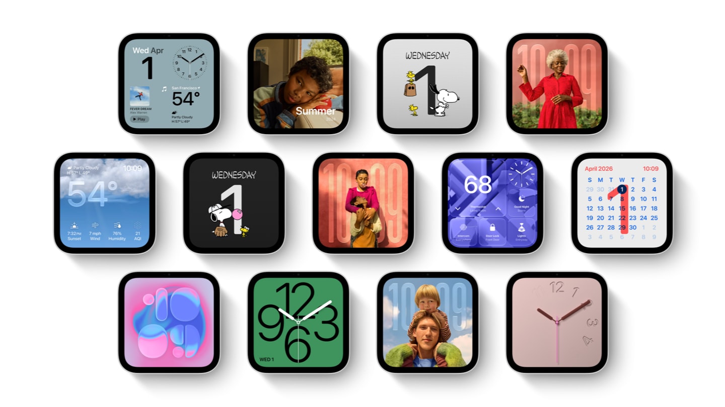 Циферблати Apple HomeView: годинник, погода, фото, календар