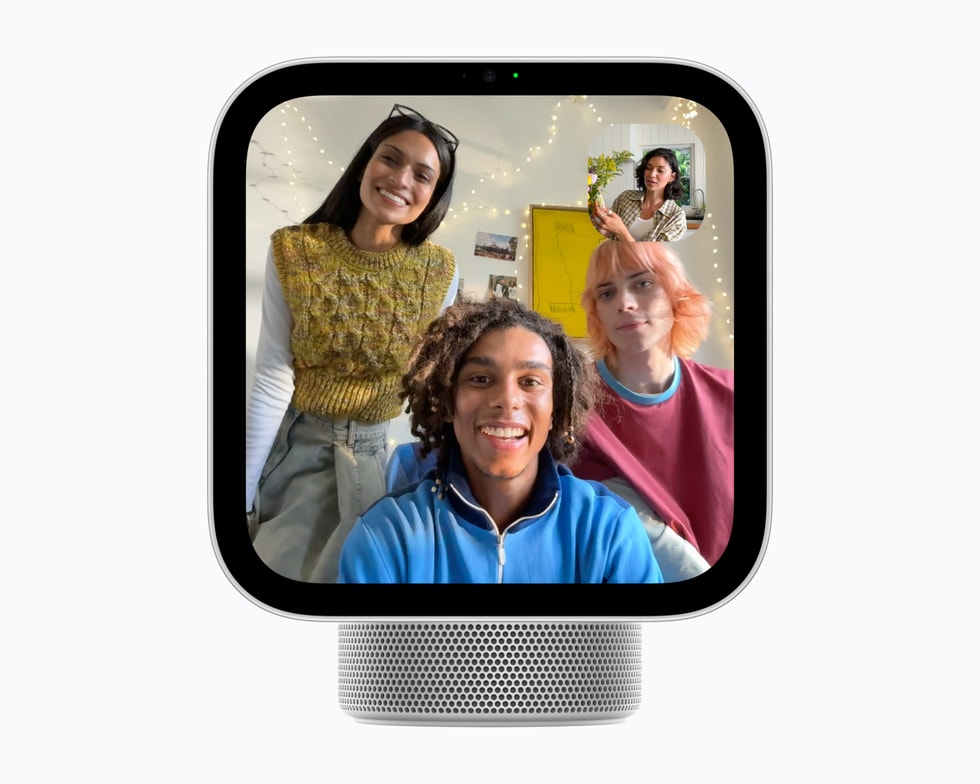 Груповий дзвінок FaceTime на екрані Apple HomeView